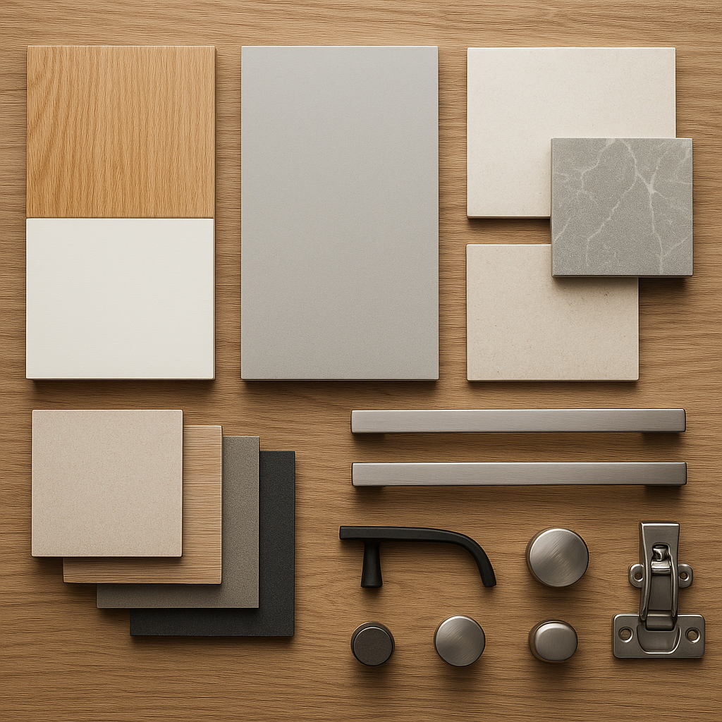 Materiały i akcesoria do mebli na wymiar — co wybrać do kuchni i łazienki?