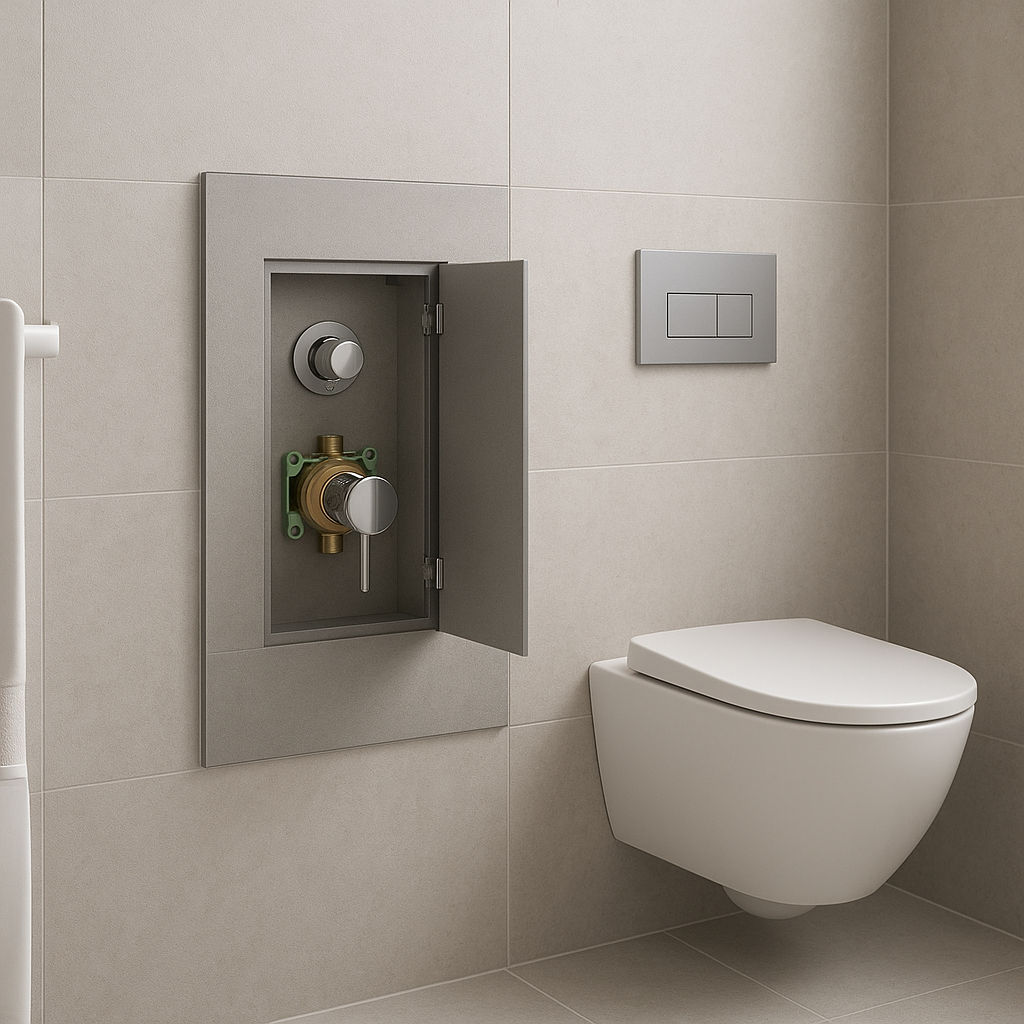 Baterie podtynkowe – jak ukryć armaturę i zachować funkcjonalność