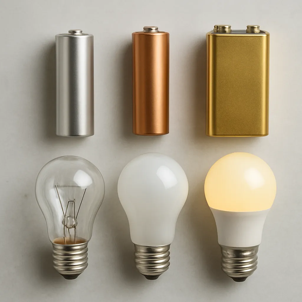 Baterie i oświetlenie – jak dopasować barwę światła do koloru metalu